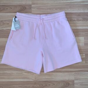 TNA Cozy Fleece Boyfriend in Poetic Pink Size Small NWT